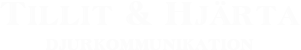 Tillit & Hjärta – Djurkommunikation Logotyp
